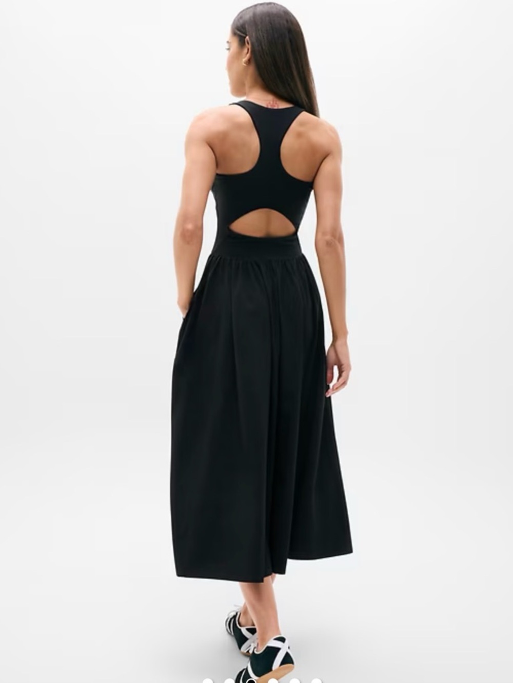Athleta Moment Hybrid Dress (Navy)